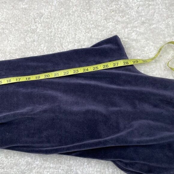 Juicy Couture Velour Jogger Pants Navy Blue - Picture 10 of 11